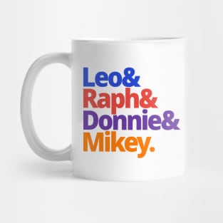 Leo & Raph & Donnie & Mikey Mug